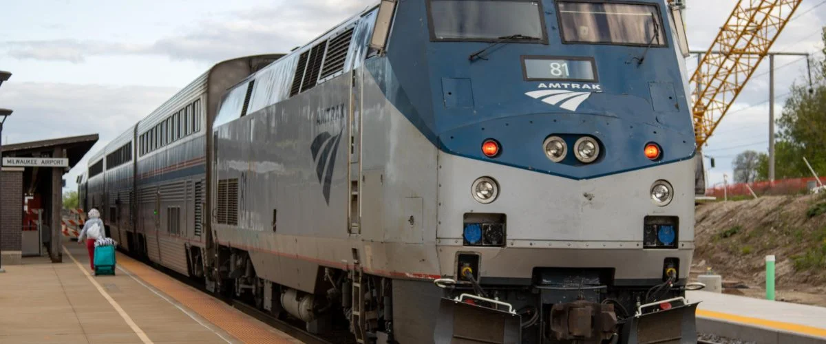 Amtrak Station Near Chicken Airport (CKX)