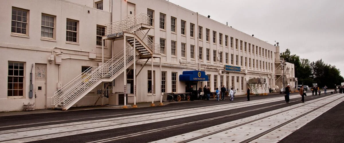 Amtrak Station near Ladd Army Airfield (FBK)
