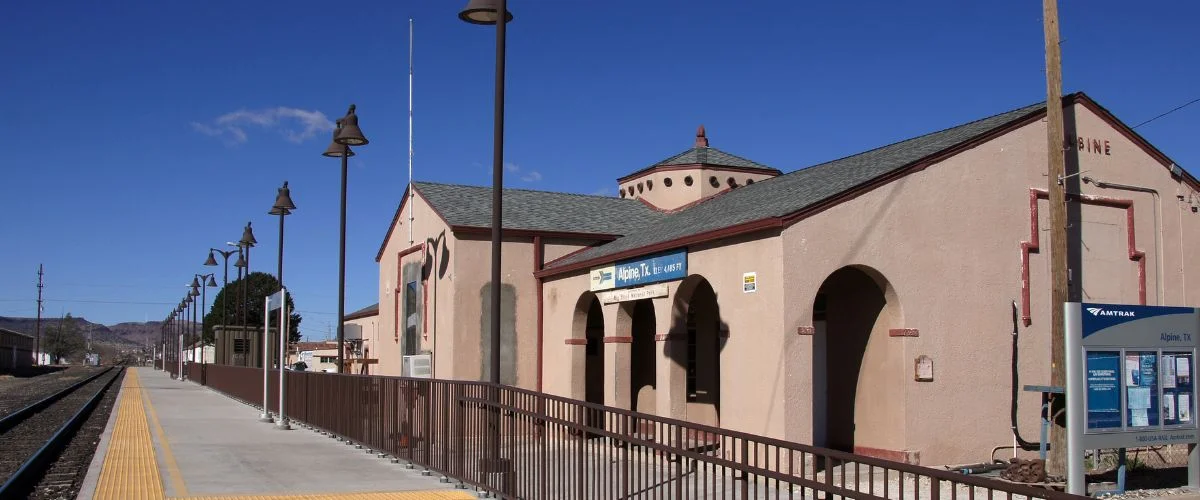 Amtrak Station Near Sierra Blanca Regional Airport (RUI)