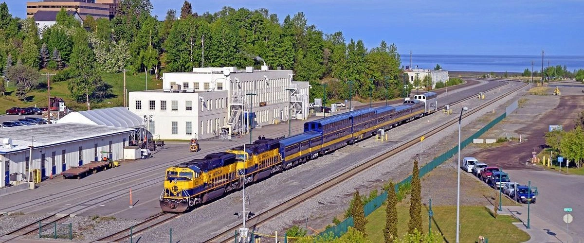 Amtrak Station near Beluga Airport (BVU)