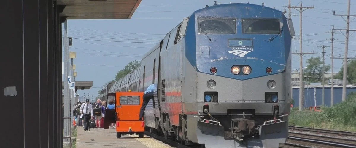 Amtrak Station near Buffalo Municipal Airport (CFE)