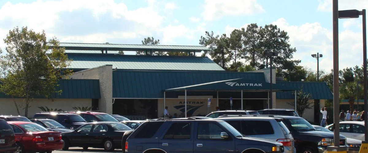 Amtrak Station near Clayton Municipal Airpark (CAO)