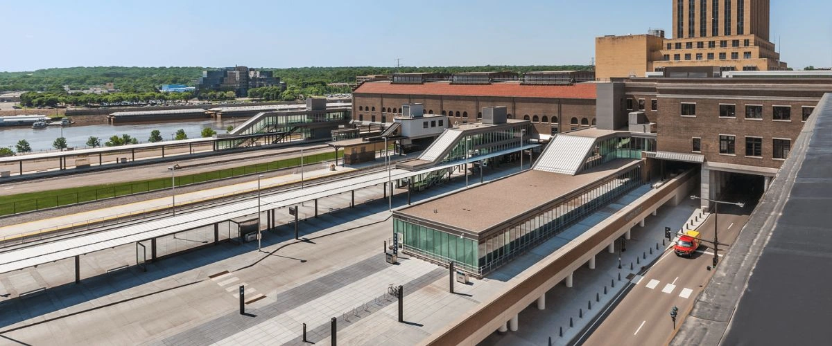 Amtrak Station near Flying Cloud Airport (FCM)