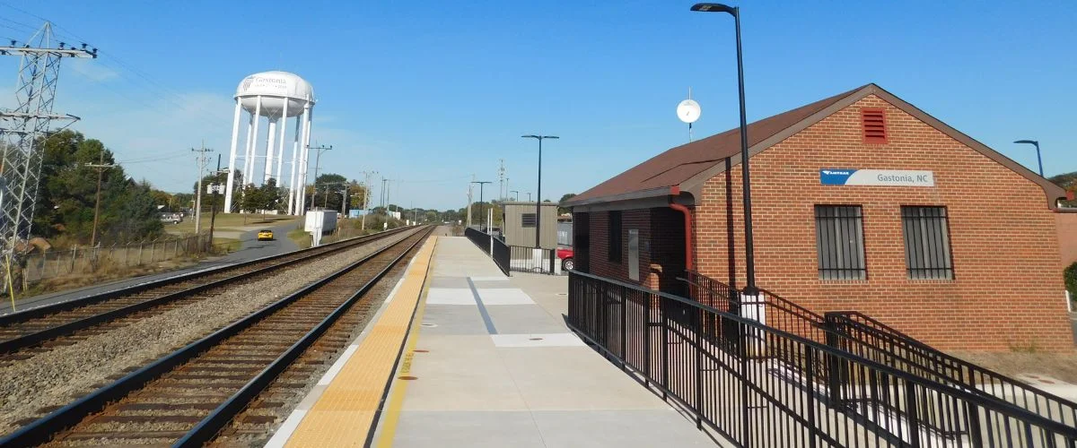 Amtrak Station near Gastonia Municipal Airport (AKH)