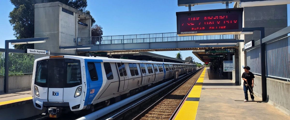 Amtrak Station near Hayward Executive Airport (HWD)