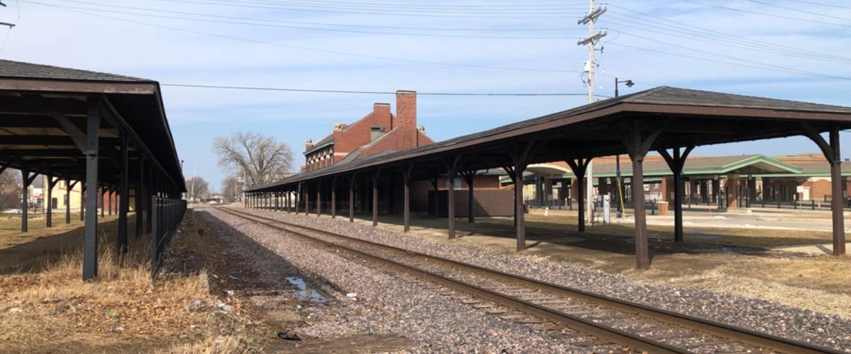 Amtrak Station near Menominee Regional Airport (MNM)