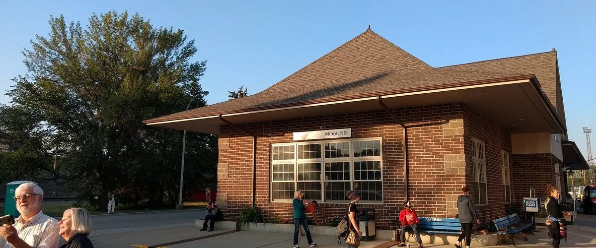 Amtrak Station near Minot International Airport (MOT)