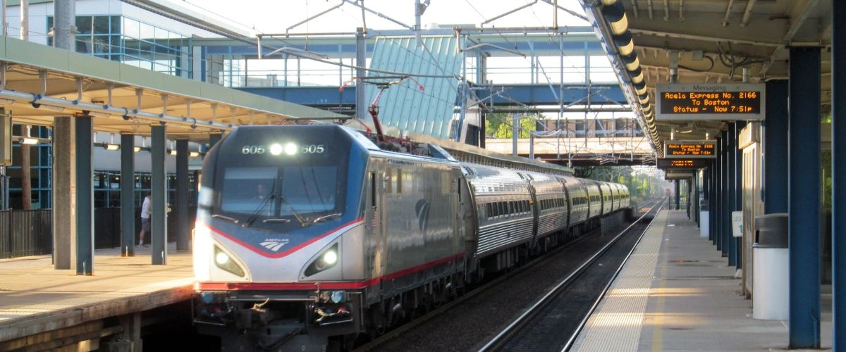 Amtrak Station near Norwood Memorial Airport (OWD)