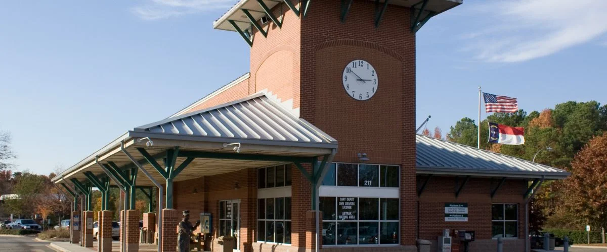 Amtrak Station near Raleigh Executive Jetport (TTA)