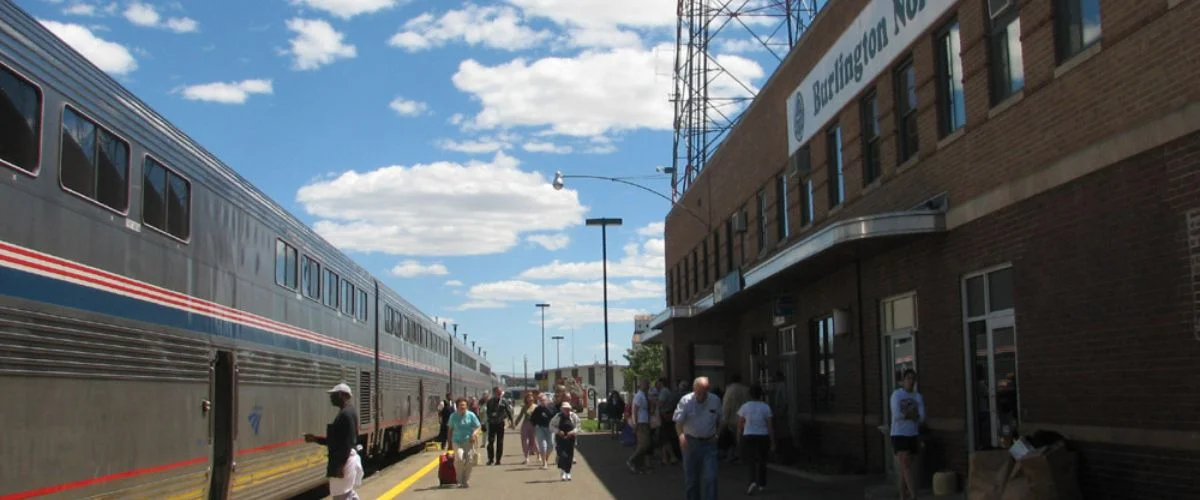 Amtrak Station near Wheatland County Airport at Harlowton (HWQ)