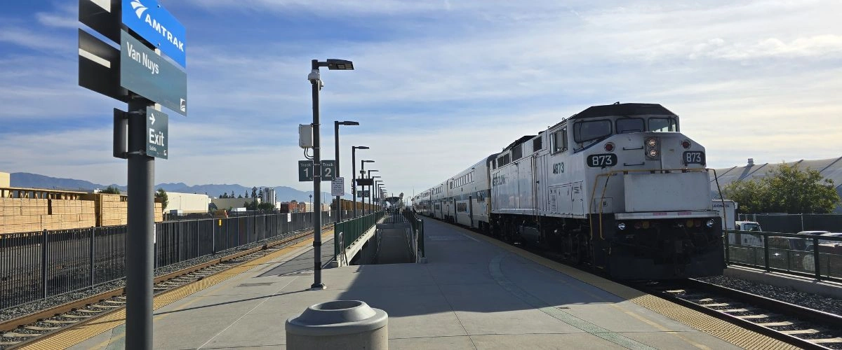 Amtrak Station near Whiteman Airport (WHP)