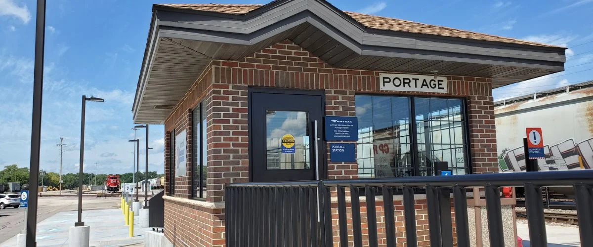 Portage Amtrak Station, Routes & Schedule