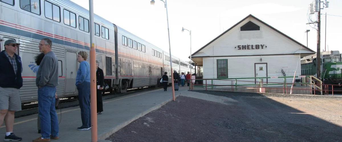 Shelby Amtrak Station, Routes & Schedule