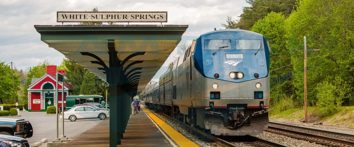 White Sulphur Springs Amtrak Station, Route & Schedule