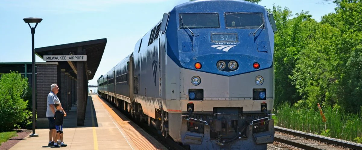 Amtrak Station Near Mitchell Municipal Airport (MHE)