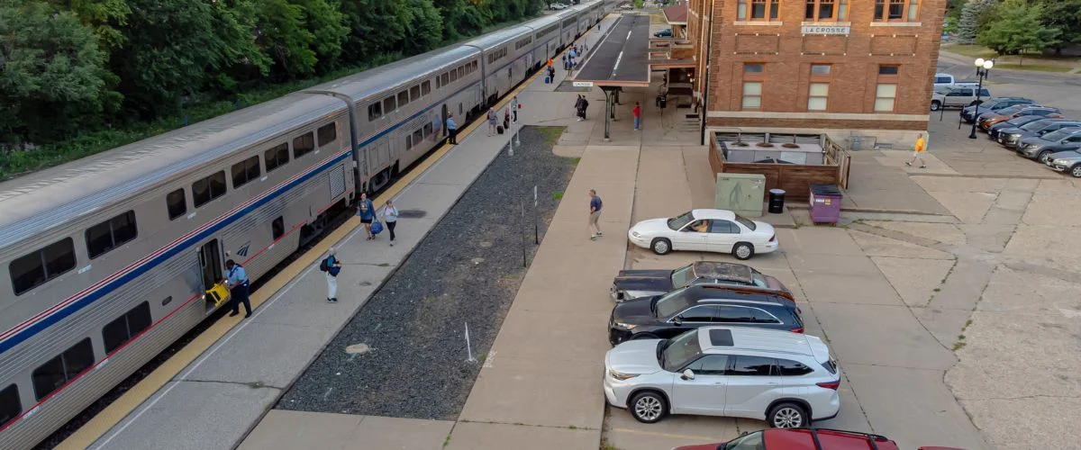 Amtrak Station Near Prairie du Chien Municipal Airport (PDC)