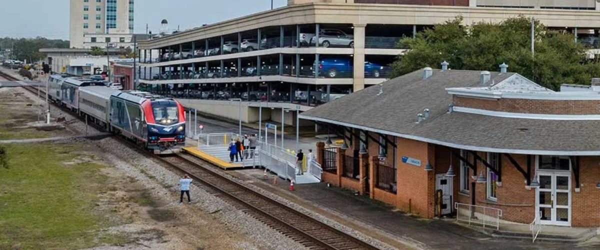 Amtrak Station near Ocean Springs Airport