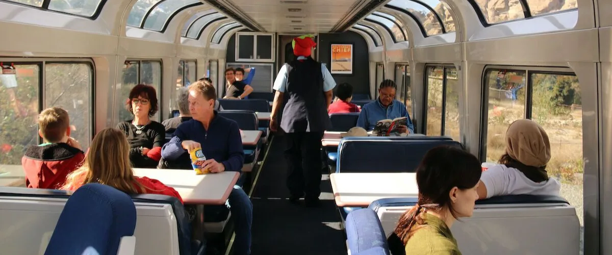 Can Coach Passengers Eat in the Dining Car on Amtrak?