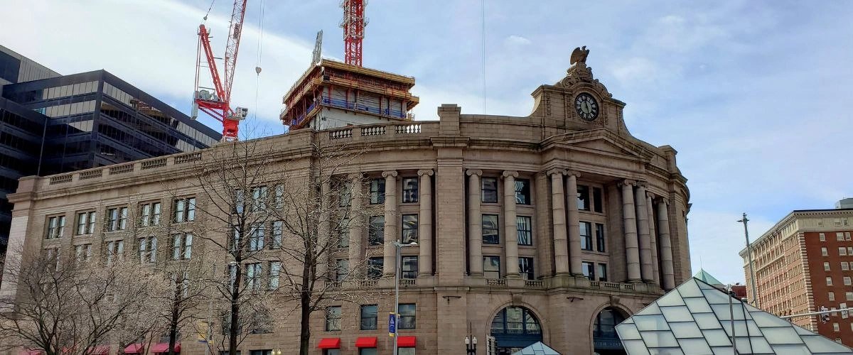 What Amtrak station is closest to Boston Airport?